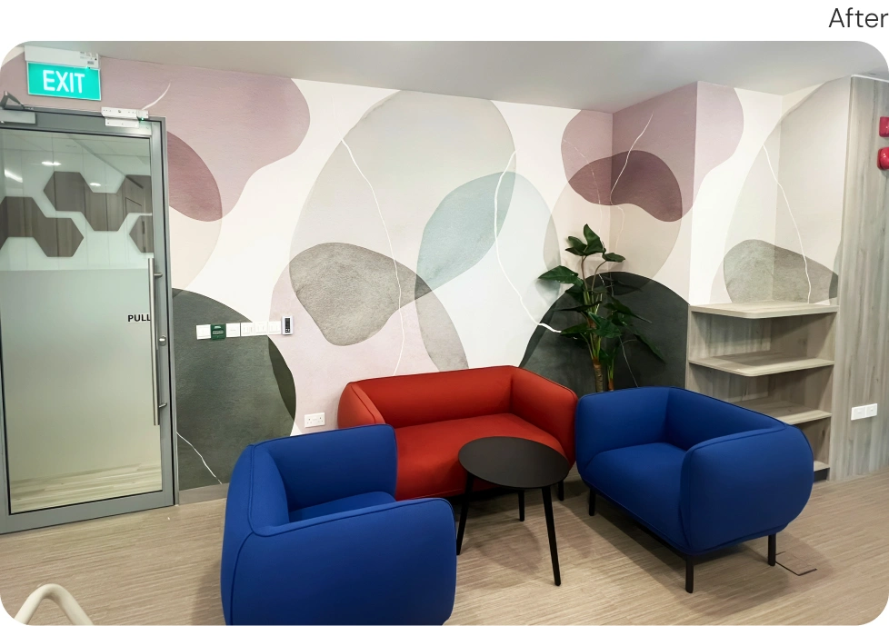 Wall Condition After Installation